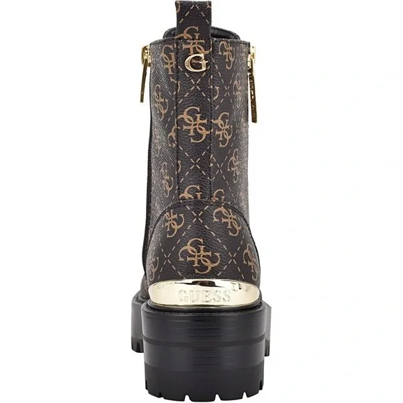 GUESS Women's Ferina Combat Boots - Picture 4 of 6